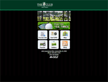Tablet Screenshot of pineforestcountryclub.com
